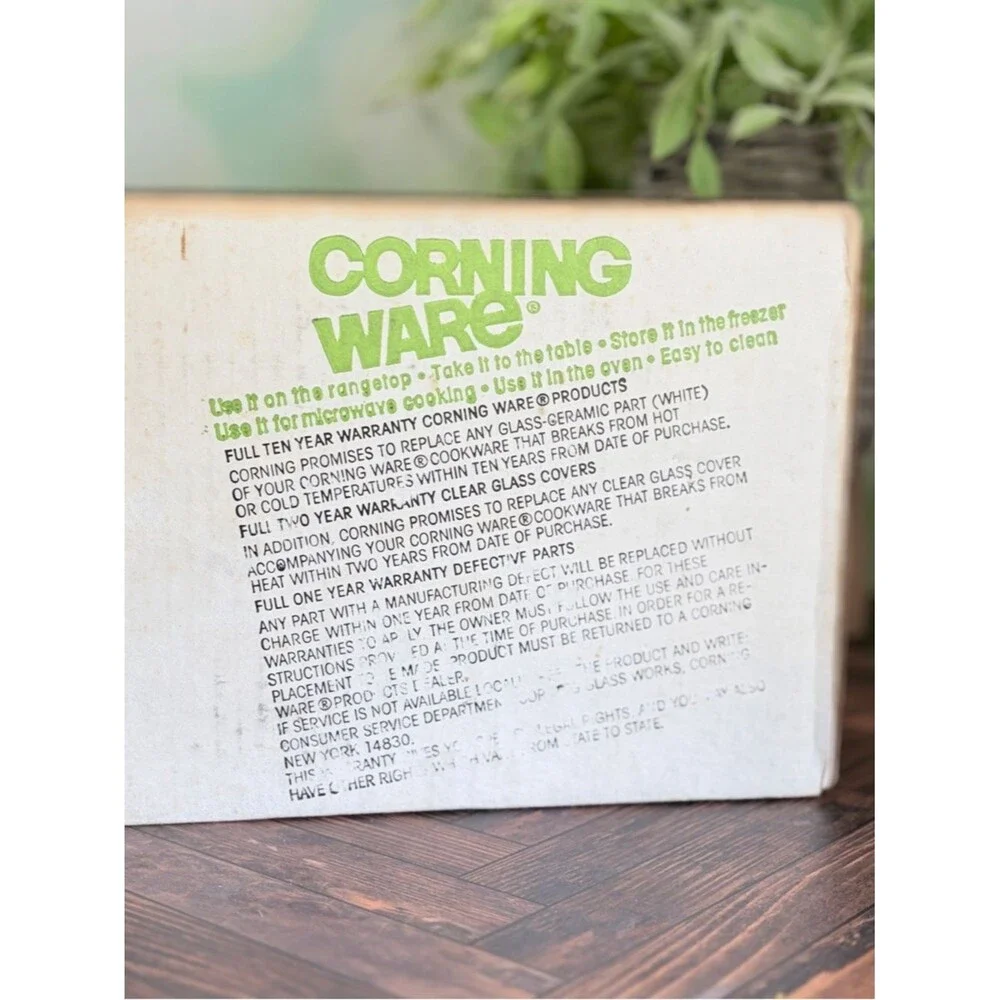 Vintage CorningWare “Spice of Life” A-1-8-SR Casserole Dish – Factory Sealed NIB